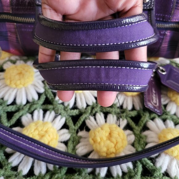 Coach Poppy Tartan Bag + Wristlet - Picture 6 of 15